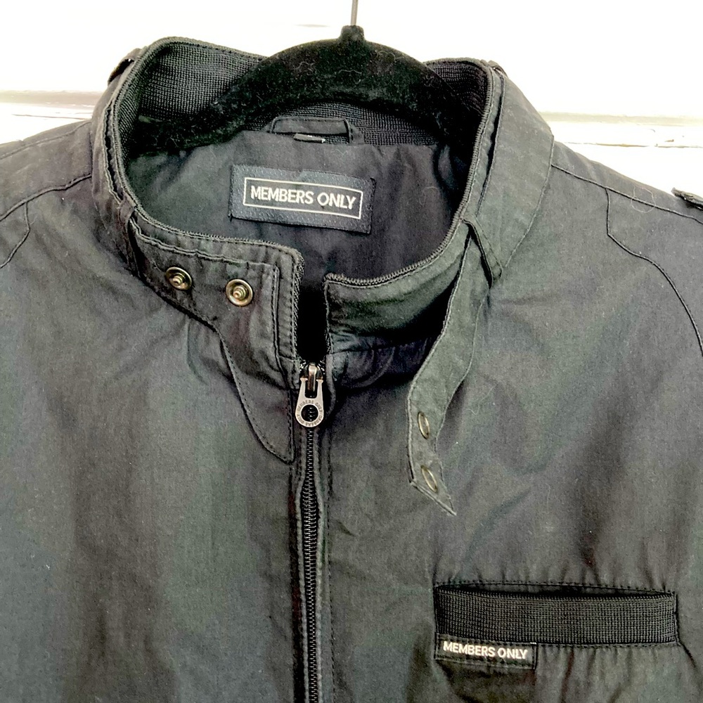 Members Only Jacket - Black - large